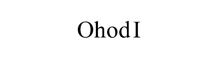Ohod I Font