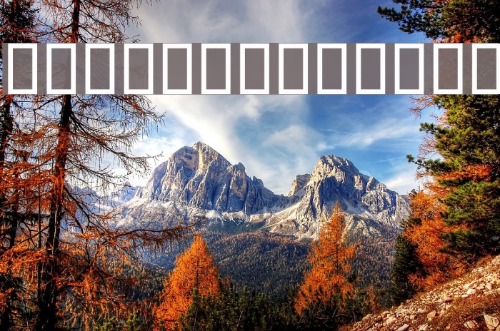 Ohod II Font examples