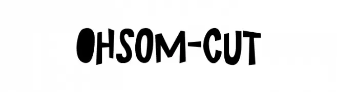 Ohsom-Cut  नि: शुल्क फ़ॉन्ट्स डाउनलोड