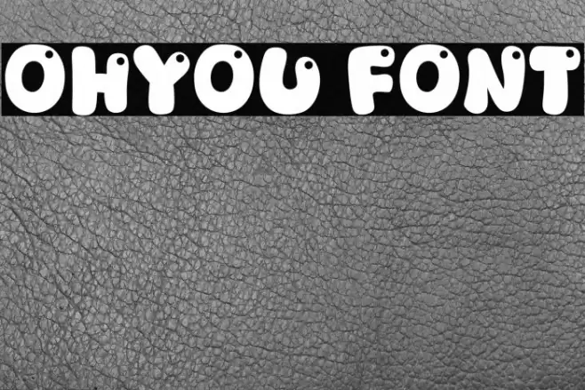 Ohyou Font examples