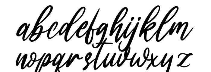oh beauty Font LOWERCASE
