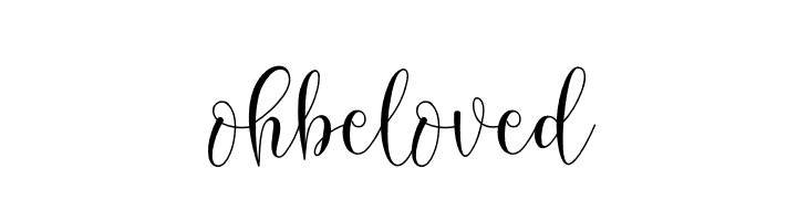 oh beloved  免费字体下载
