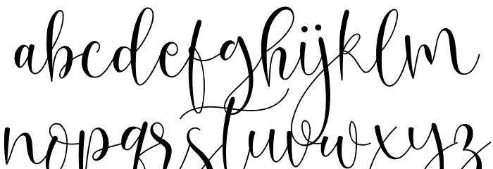 oh beloved Font LOWERCASE