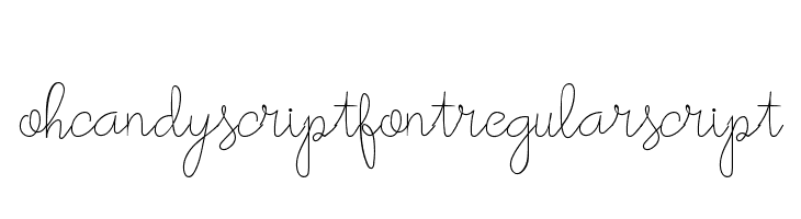 oh candy script font regular script  font caratteri gratis