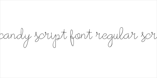 oh candy script font regular script Logo