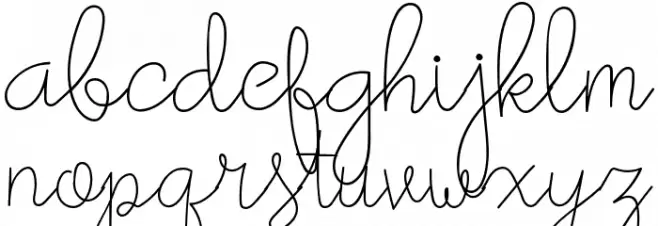 oh candy script font regular script 字体 小写