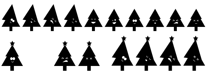 oh christmas ding Font OTHER CHARS
