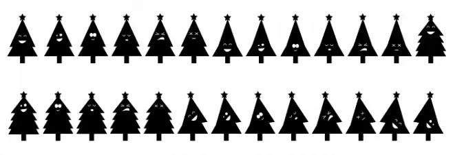 oh christmas ding Fuentes MAYÚSCULAS