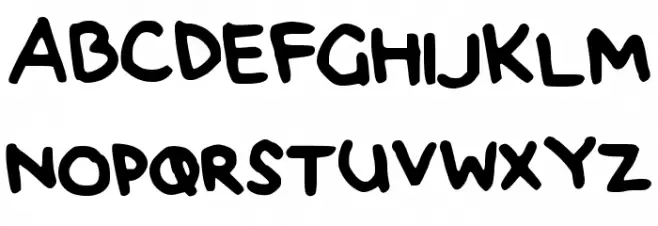 ohhay Schriftart Groß