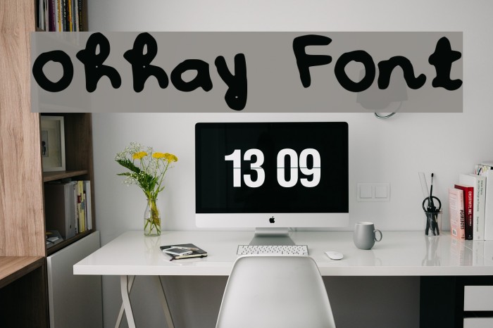 ohhay Font examples
