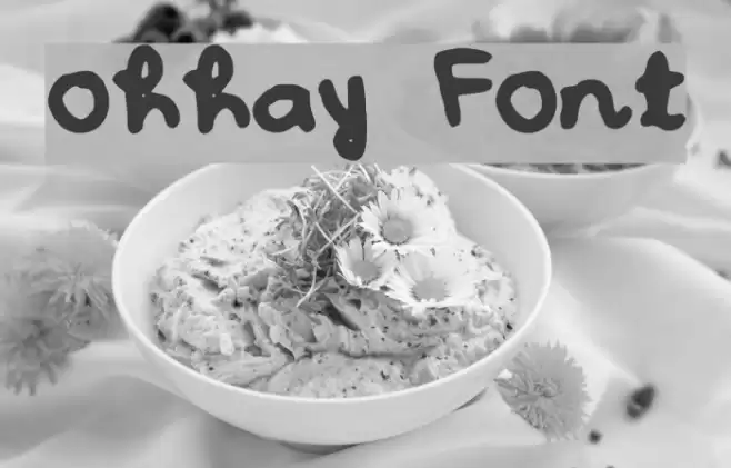 ohhay Font examples
