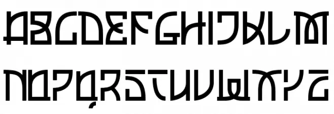 OISHI Font UPPERCASE