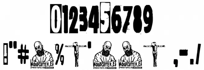 Oi! Survive Poster Font OTHER CHARS