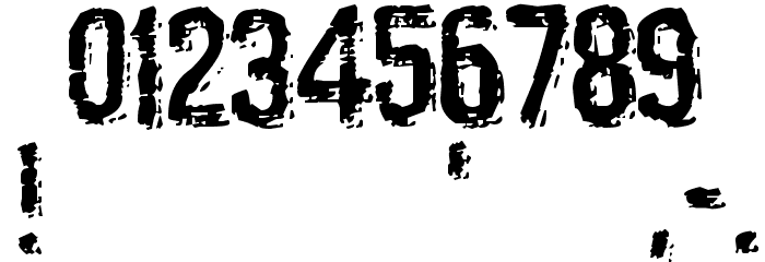 Oil Age Heiroglyphs Font OTHER CHARS