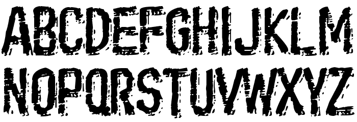 Oil Age Heiroglyphs Font LOWERCASE