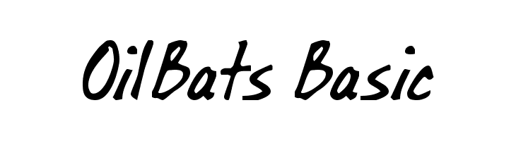 OilBats Basic Font