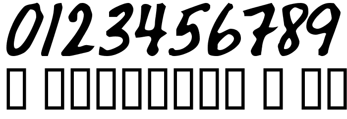 OilBats Basic Schriftart Anderer Schreiben