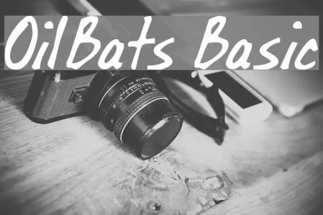 OilBats Basic خط examples