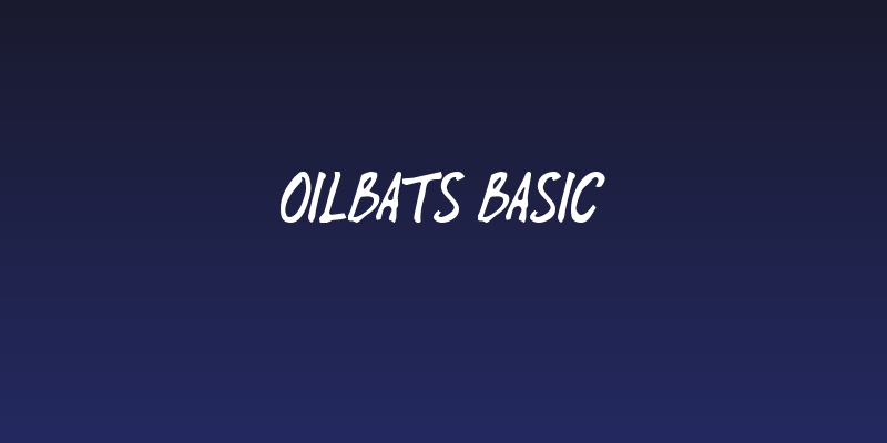 OilBats Basic Social Header