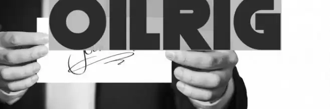 Oilrig Font examples