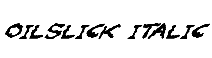 Oilslick Italic  नि: शुल्क फ़ॉन्ट्स डाउनलोड