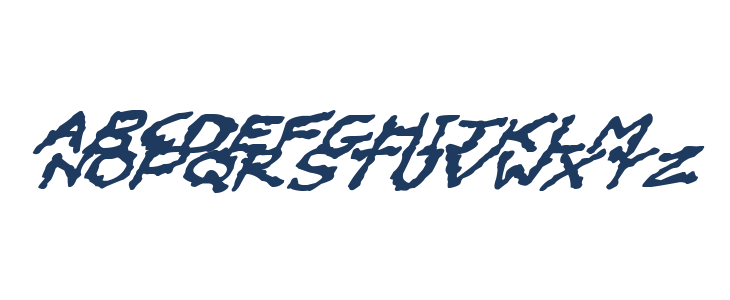 Oilslick Italic Lowercase