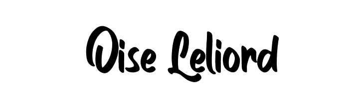Oise Leliord  font caratteri gratis