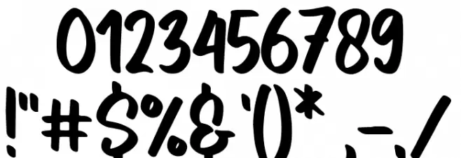 Oise Leliord Font OTHER CHARS