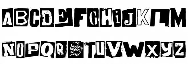 oi!oi!oi! party Font Litere mari