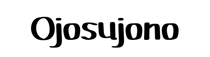 Ojosujono  les polices de caractères gratuit tlcharger