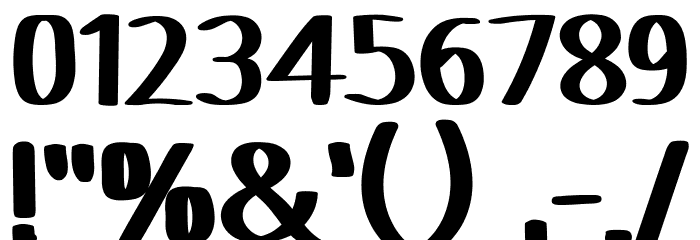 Ojosujono Font OTHER CHARS