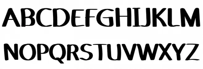 Ojosujono Schriftart Groß