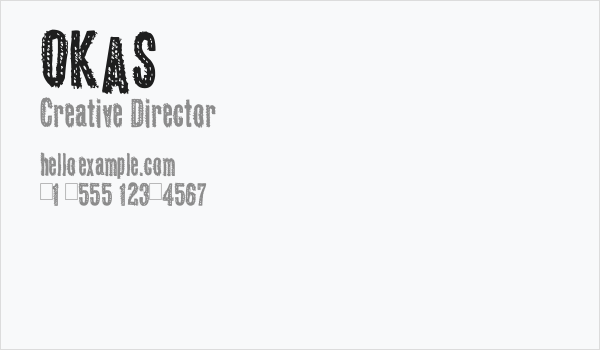 OKAS Business Card