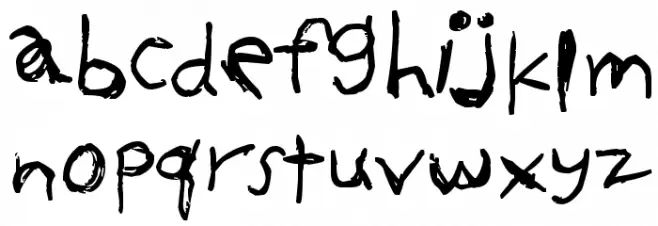 OKCOK خط أحرف صغيرة