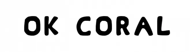 Ok Coral  Скачать бесплатные шрифты