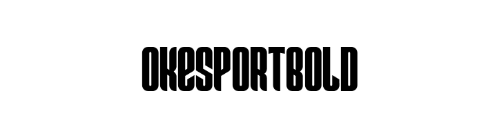 OkEsportBold  Frei Schriftart Herunterladen
