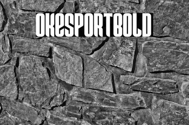 OkEsportBold Font examples