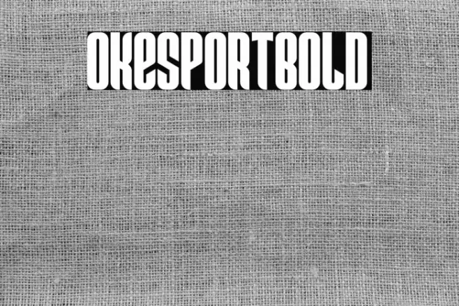 OkEsportBold Font examples
