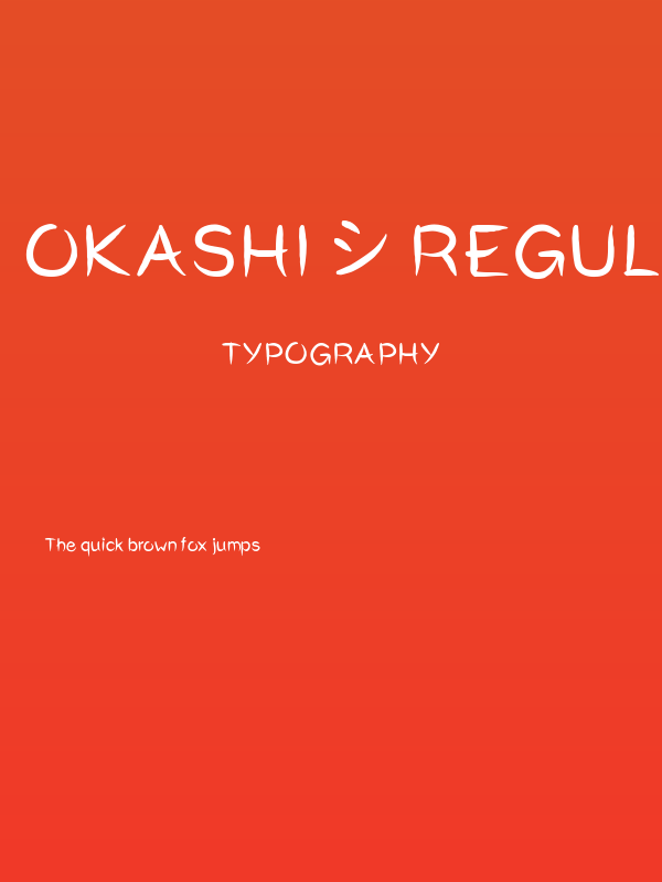Okashi^ Regular Poster