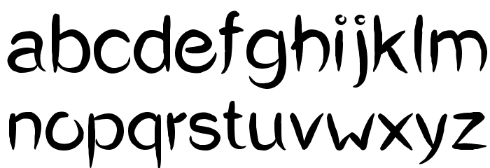 Okashi^ Regular Font LOWERCASE