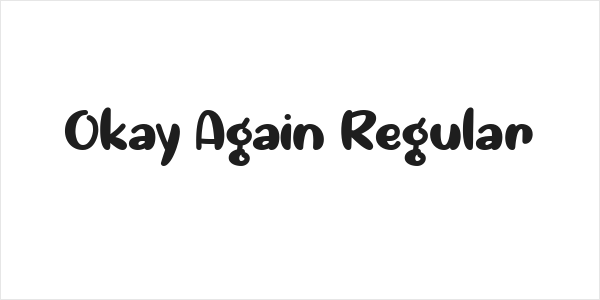 Okay Again Regular Logo