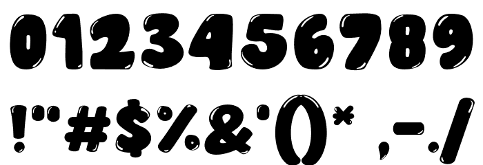 Okay Jelly Font OTHER CHARS