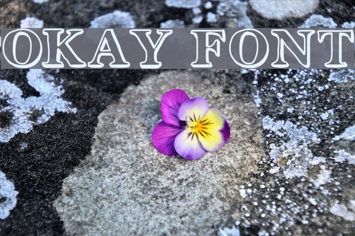 Okay Font examples