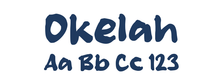 Okelah Font Preview