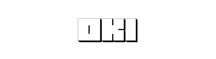 Oki  font caratteri gratis