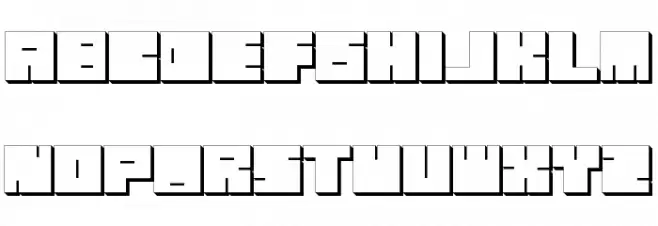 Oki Font UPPERCASE