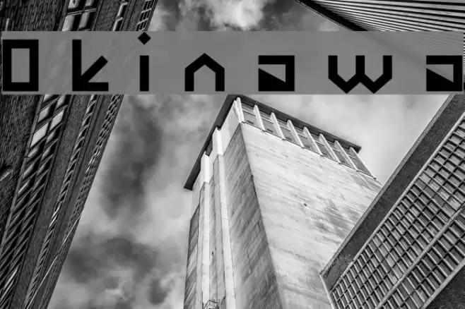 Okinawa Font examples