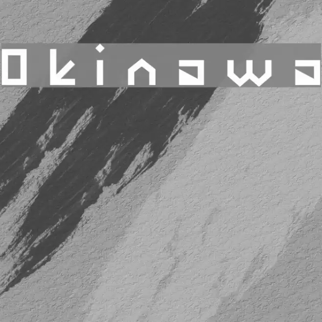 Okinawa Font examples