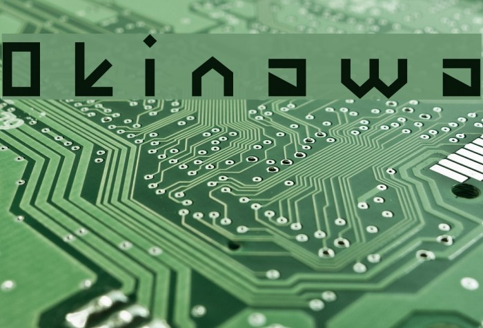 Okinawa Font examples