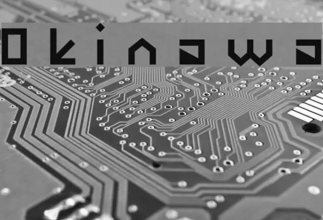 Okinawa Font examples